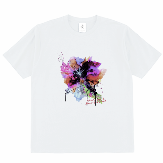 Shout!Flower ホワイトTシャツ